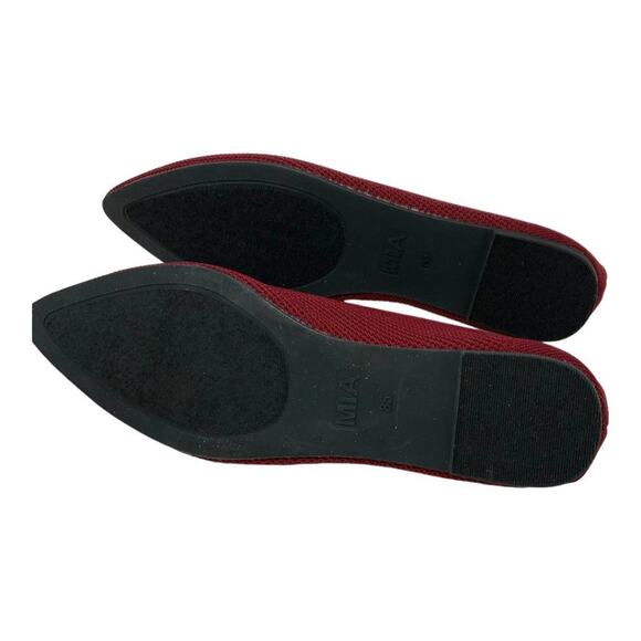 MIA Adaline Flyknit Flat Burgundy Size 8.5 NWT - Picture 6 of 6